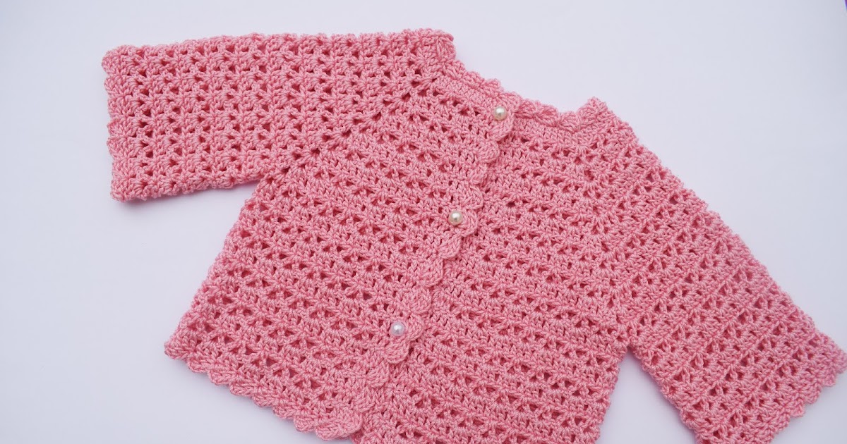 Chaqueta niña discount crochet
